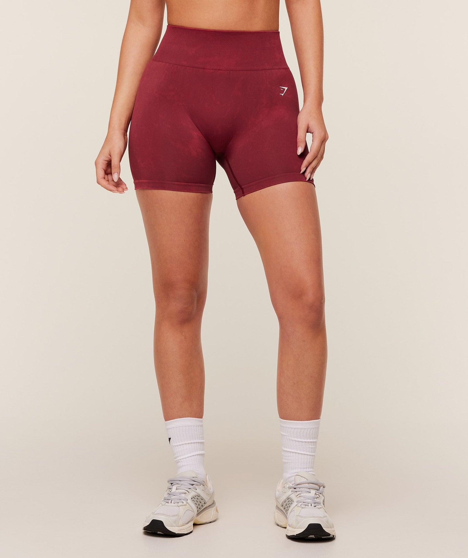 Gymshark Washed Shorts - Red Wash