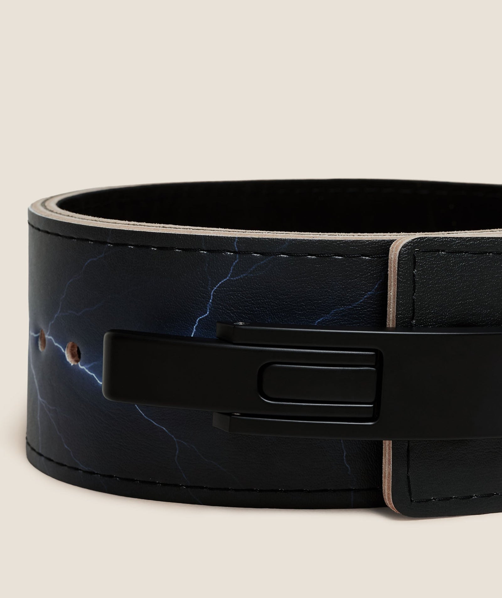 Women's Gymshark Lightning Graphic Lever Belt Gs Black