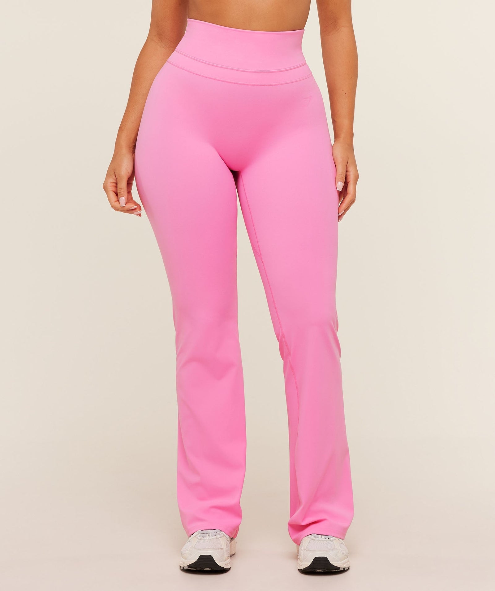 Women's Gymshark Whitney Regular Flared Legging Focus Pink