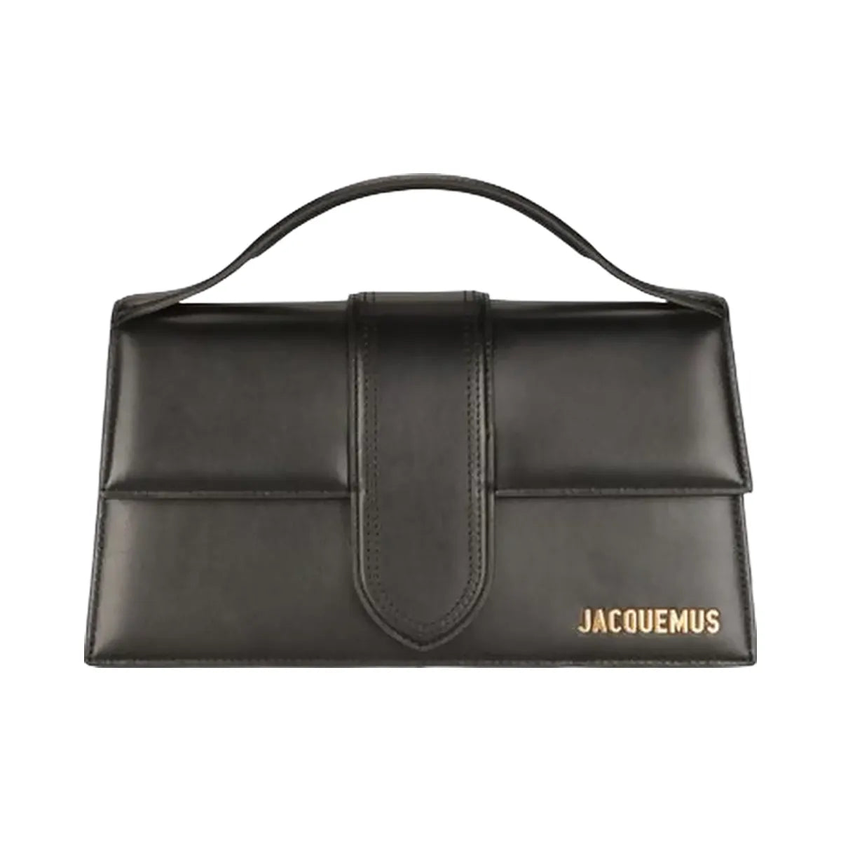 Jacquemus Black with Gold Initials Le Grand Bambino ( with dustbag only)