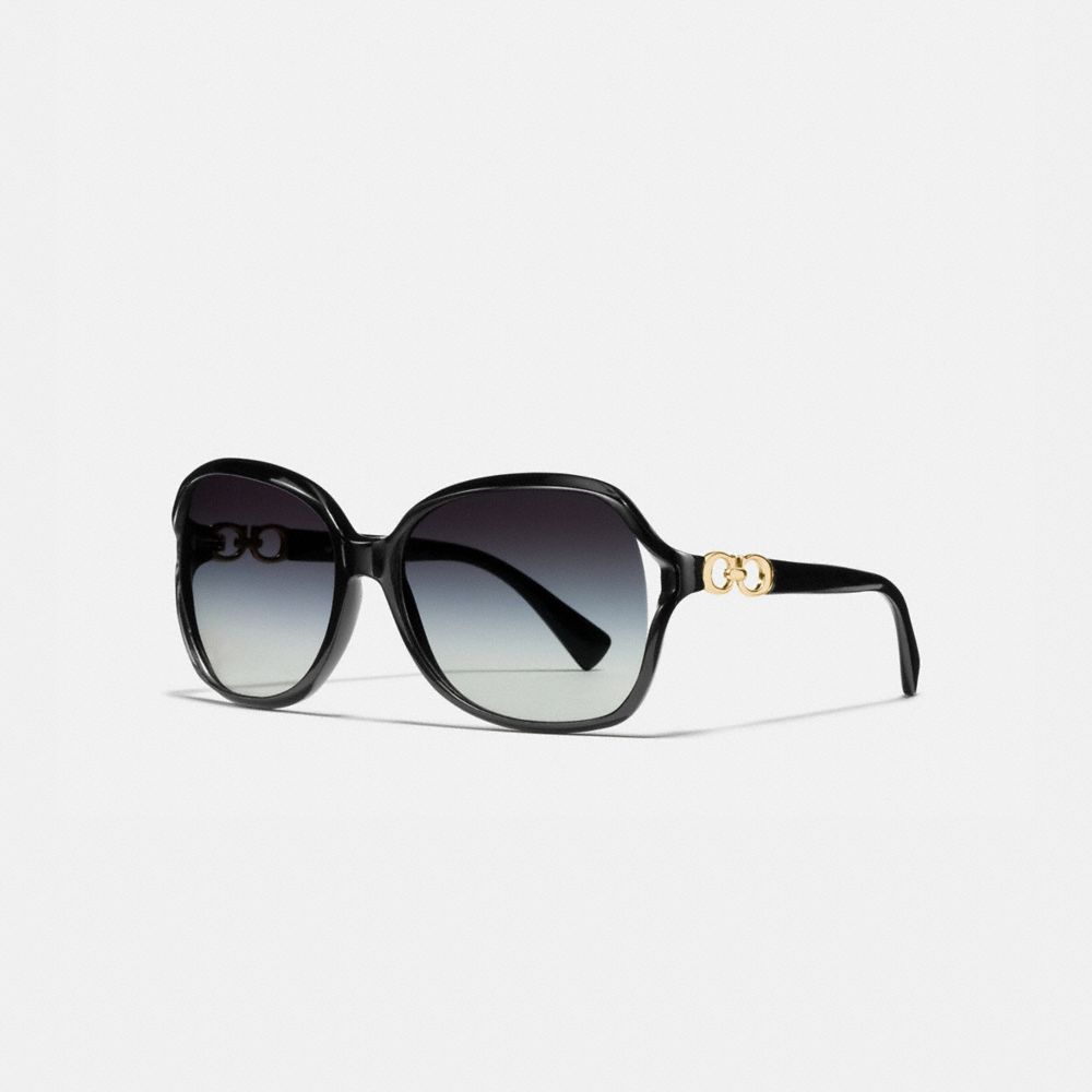 Coach Kissing C Sunglasses Black