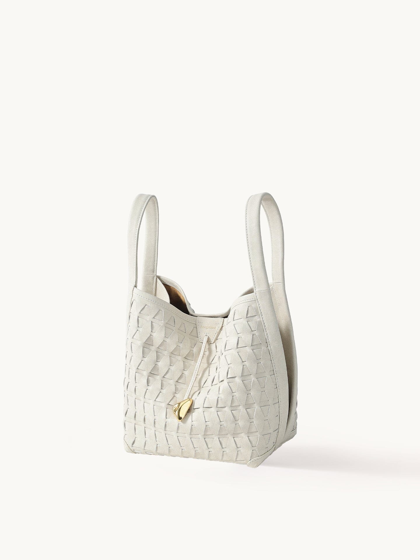 Songmont Lattice Bucket Bag Cloud