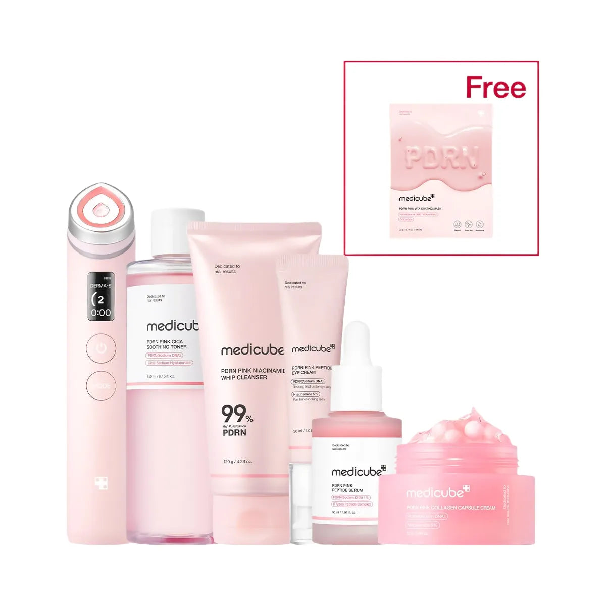 Medicube PDRN Pink Glow Home Aesthetic Full Set
