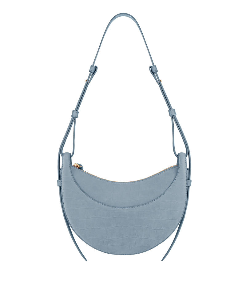 Polene Numero Dix Crocodile Nubuck Polar