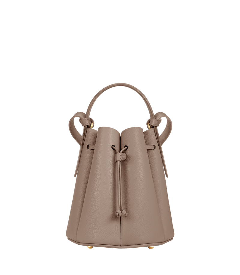 Polene Numero Huit Mini Textured Taupe