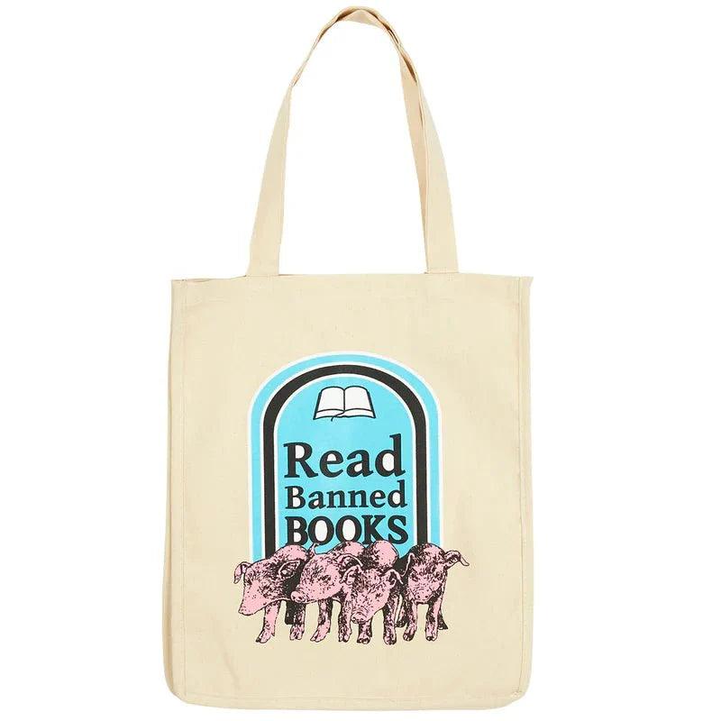 PLEASURES BANNED BOOKS TOTE