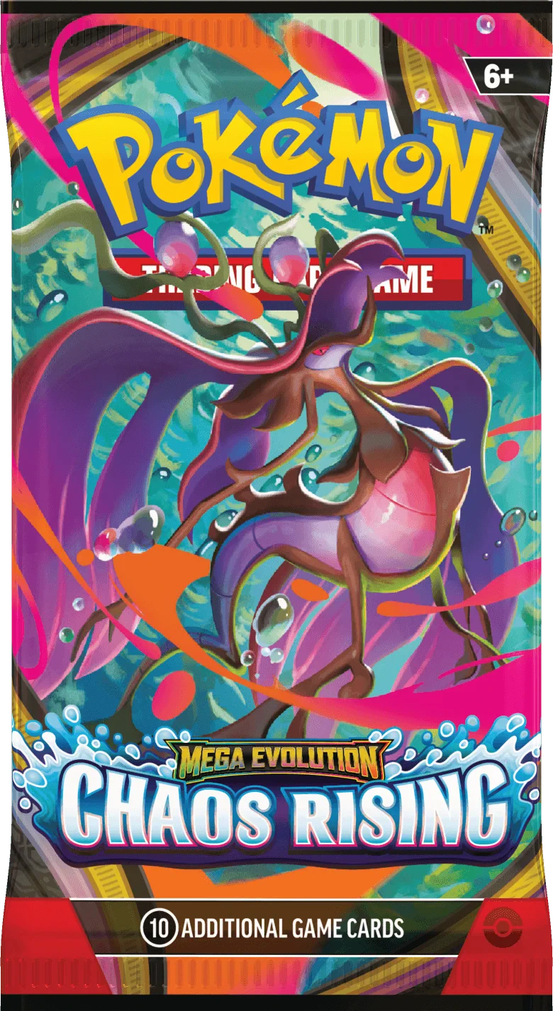 Pokémon TCG: Mega Evolution - Chaos Rising 1 x Booster Pack, Trading Card Game
