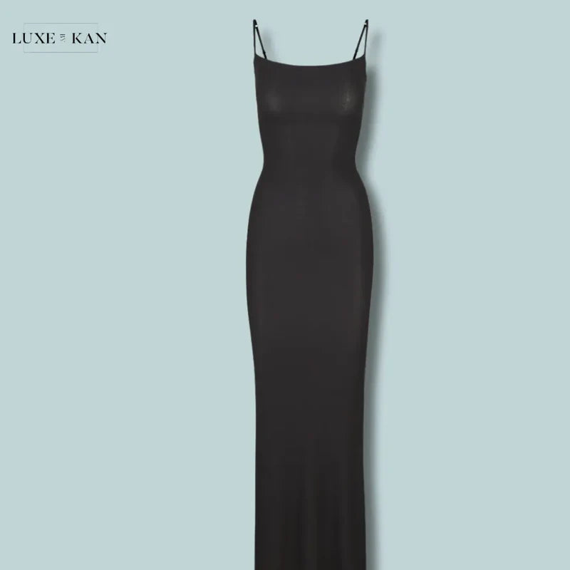 Skims Soft Lounge Long Slip Dress