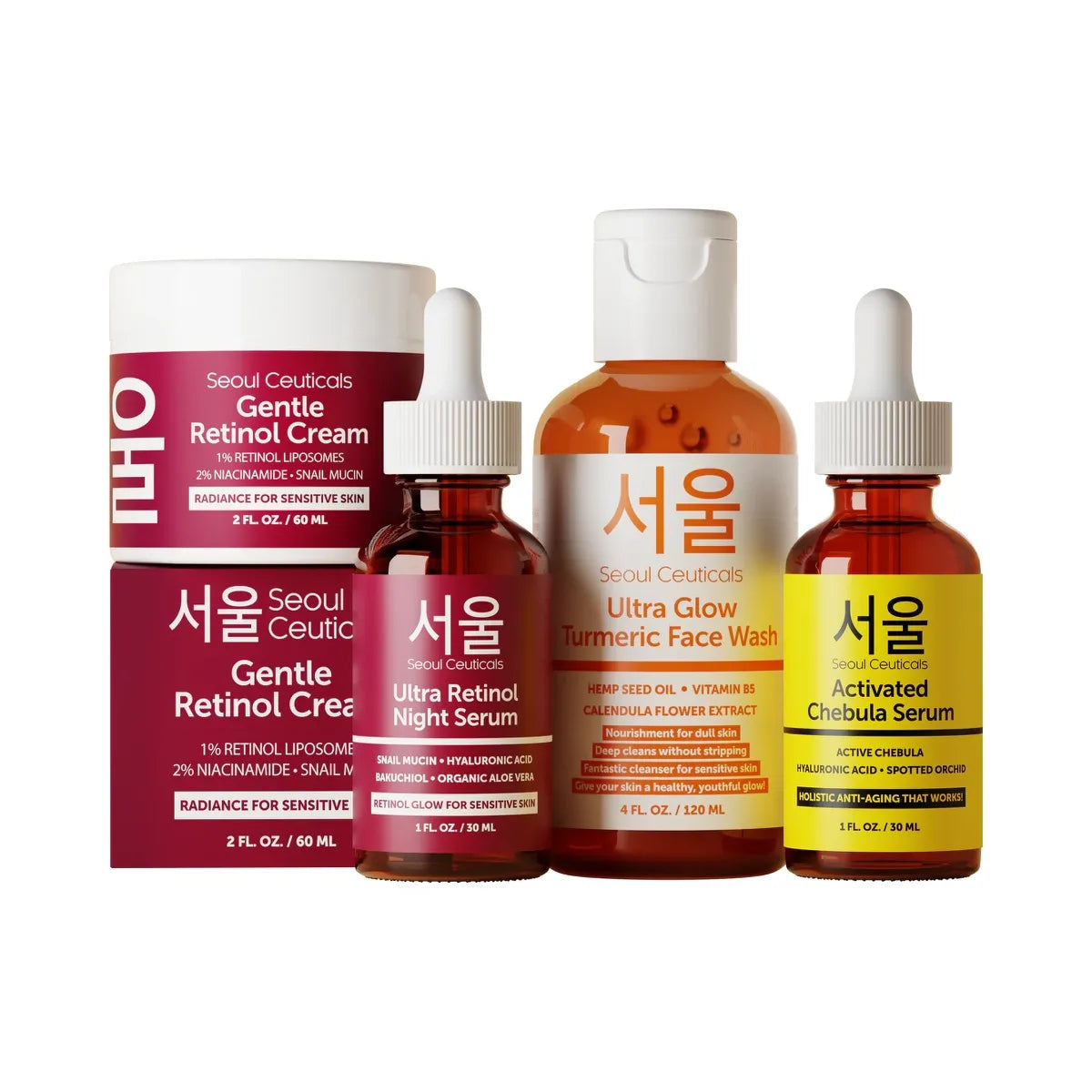Seoul Ceuticals Korean Skin Care Anti-Aging 37+ Routine