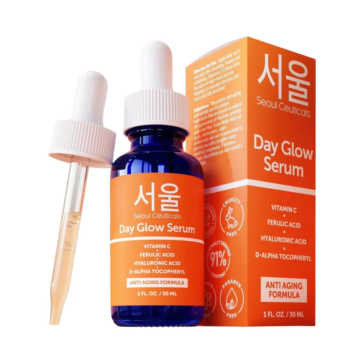 Seoul Ceuticals Korean Skin Care Vitamin C Serum Day Glow Serum