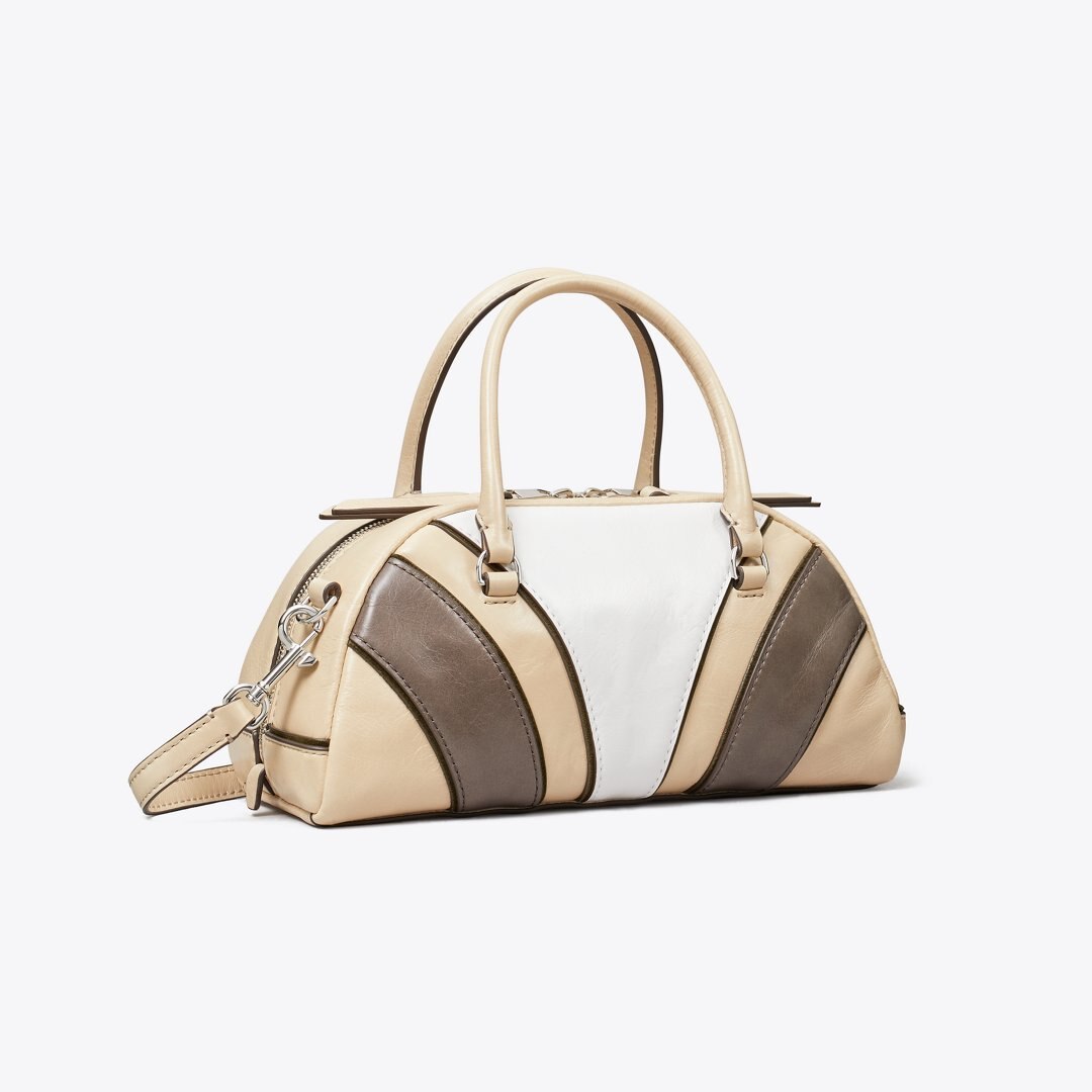 Tory Burch Small Moto Quilt Bowler Multi