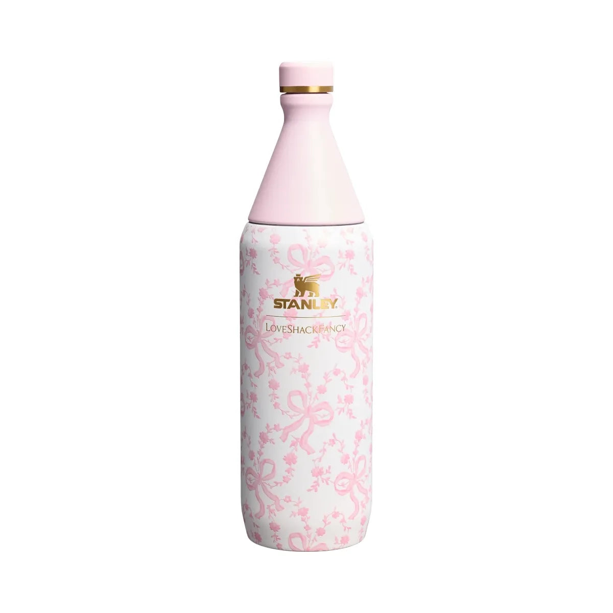 Stanley 1913 X Loveshackfancy Holiday All Day Slim Bottle Coquette Bow Chantilly 34 OZ