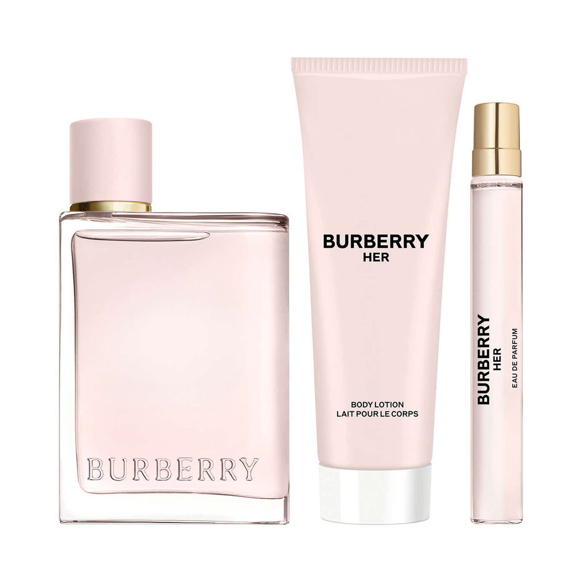 Burberry Her Set (EDP 100 ml + Bl 75 ml + Ps 10 ml) - Burberry