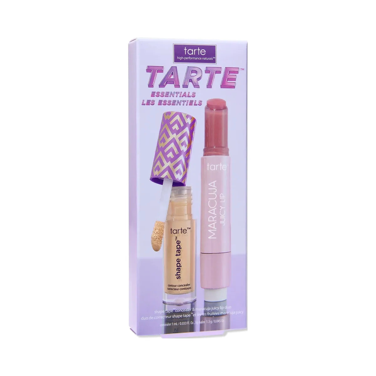 Tarte Tarte Essentials Shape Tape & Maracuja Juicy Lip Duo