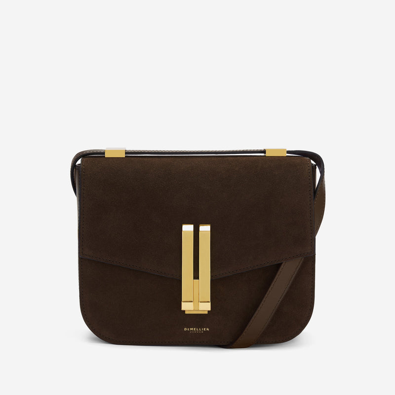 DeMellier The Vancouver mocha suede & mocha smooth
