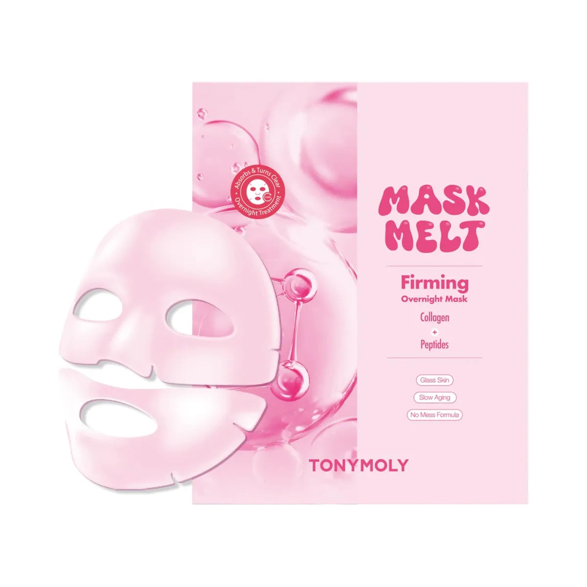 TONYMOLY Mask Melt Collagen + Peptide Overnight Hydrogel Mask