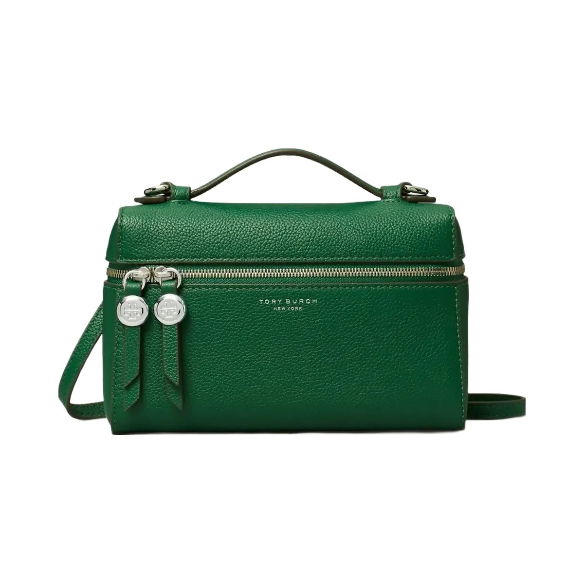 Tory Burch Slim Romy Top Handle Bag Dark Kale