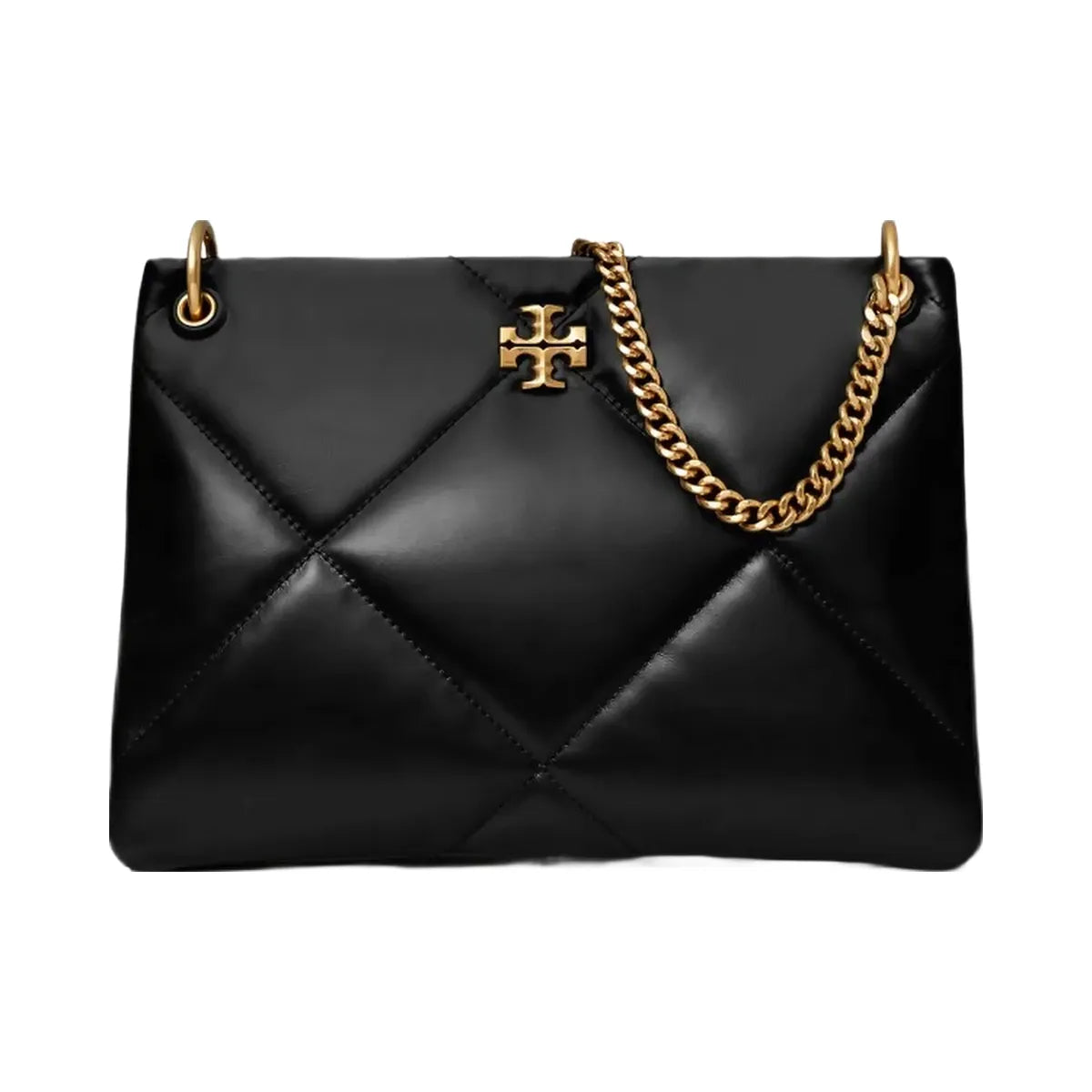 Tory Burch Small Kira Diamond Quilt Shoulder Bag Black