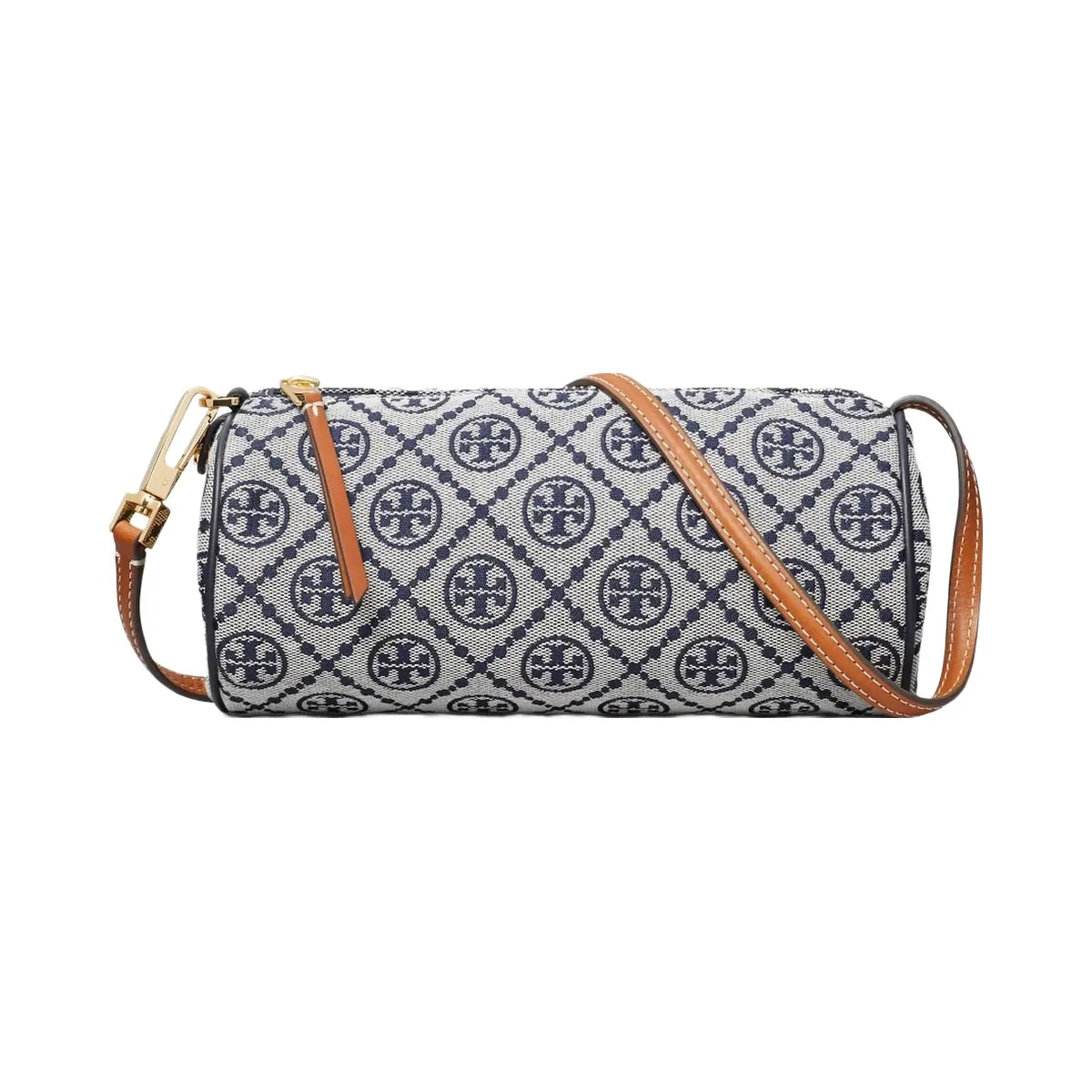 Tory Burch T Monogram Cylinder Bag Tory Navy