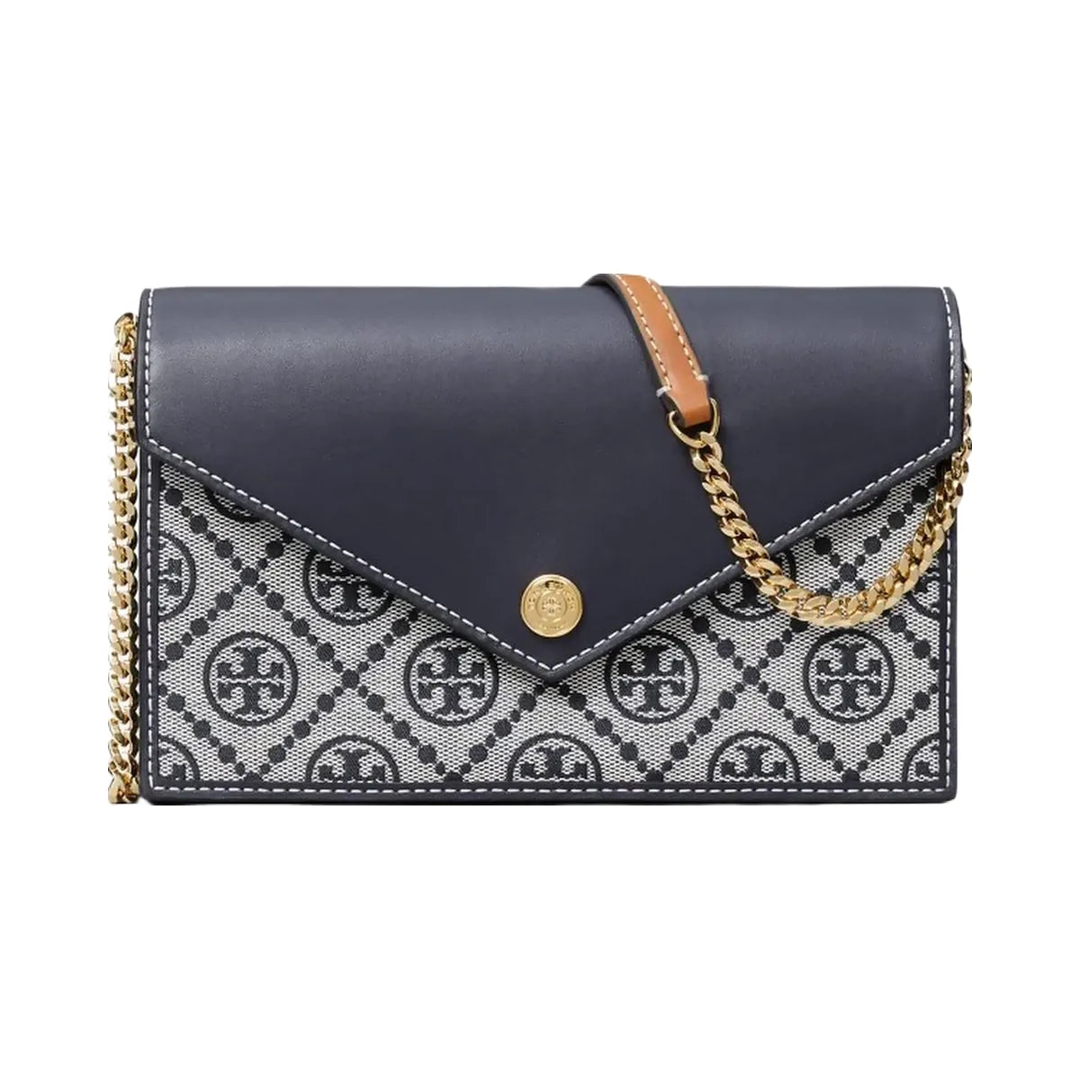 Tory Burch T Monogram Envelope Crossbody Tory Navy
