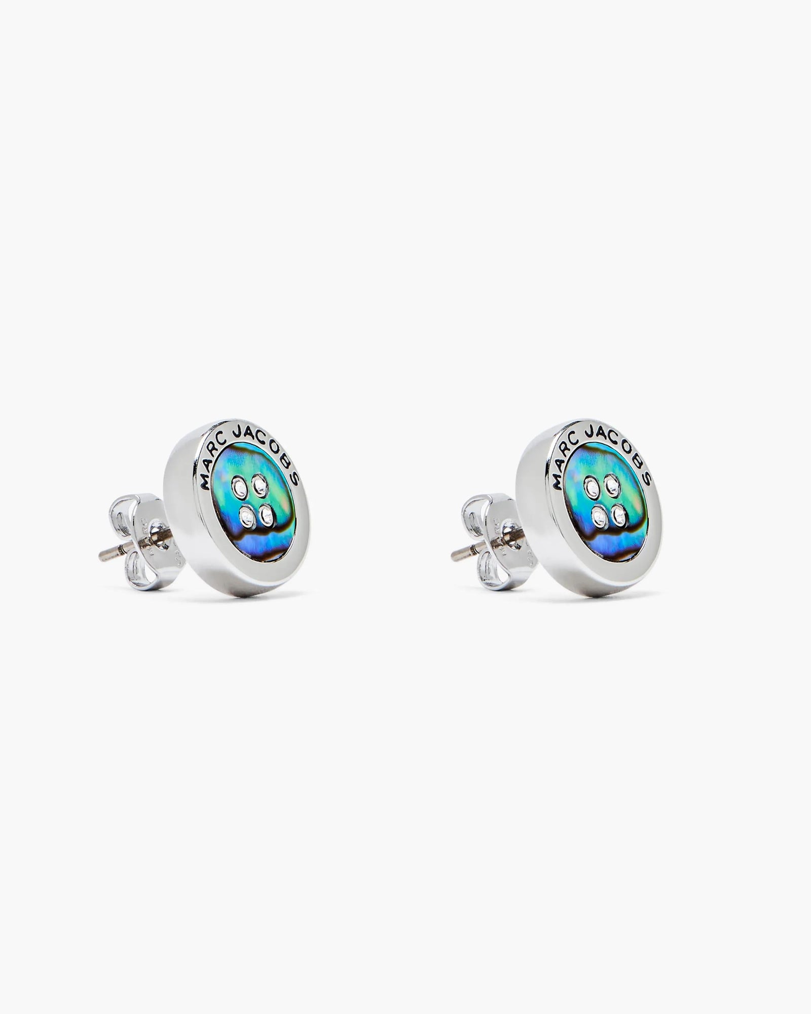 The Button Abalone Stud Earrings