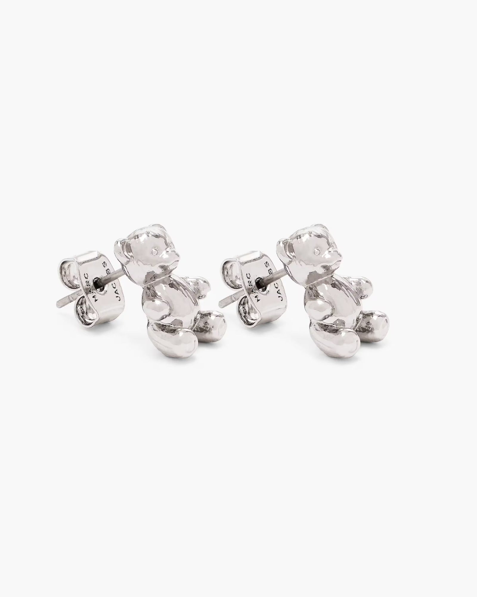 Marc Jacobs Marc Jacobs The Teddy Bear Stud Earrings Light Antique Silver Light Antique Silver