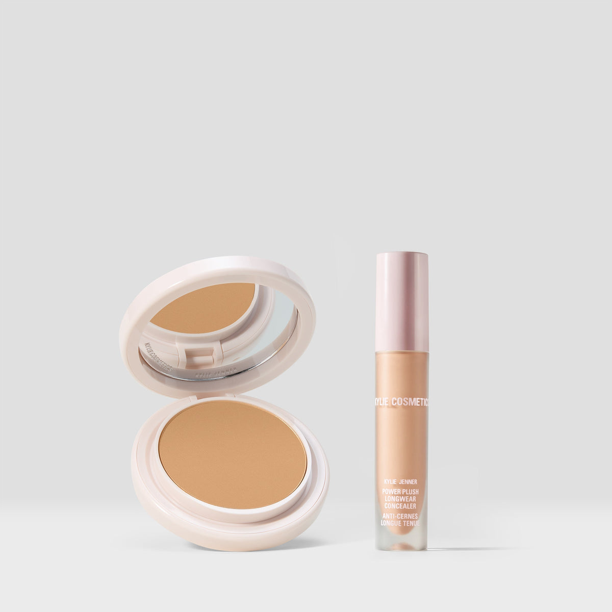 Kylie-Cosmetics Natural Blur Powder Foundation & Power Plush Concealer Duo