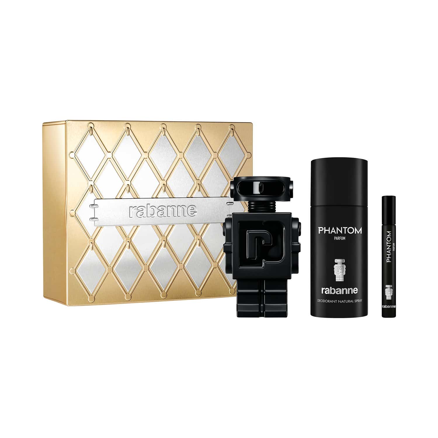 Rabanne Phantom Parfum with Deo & Megaspritzer (3 pcs) - Rabanne